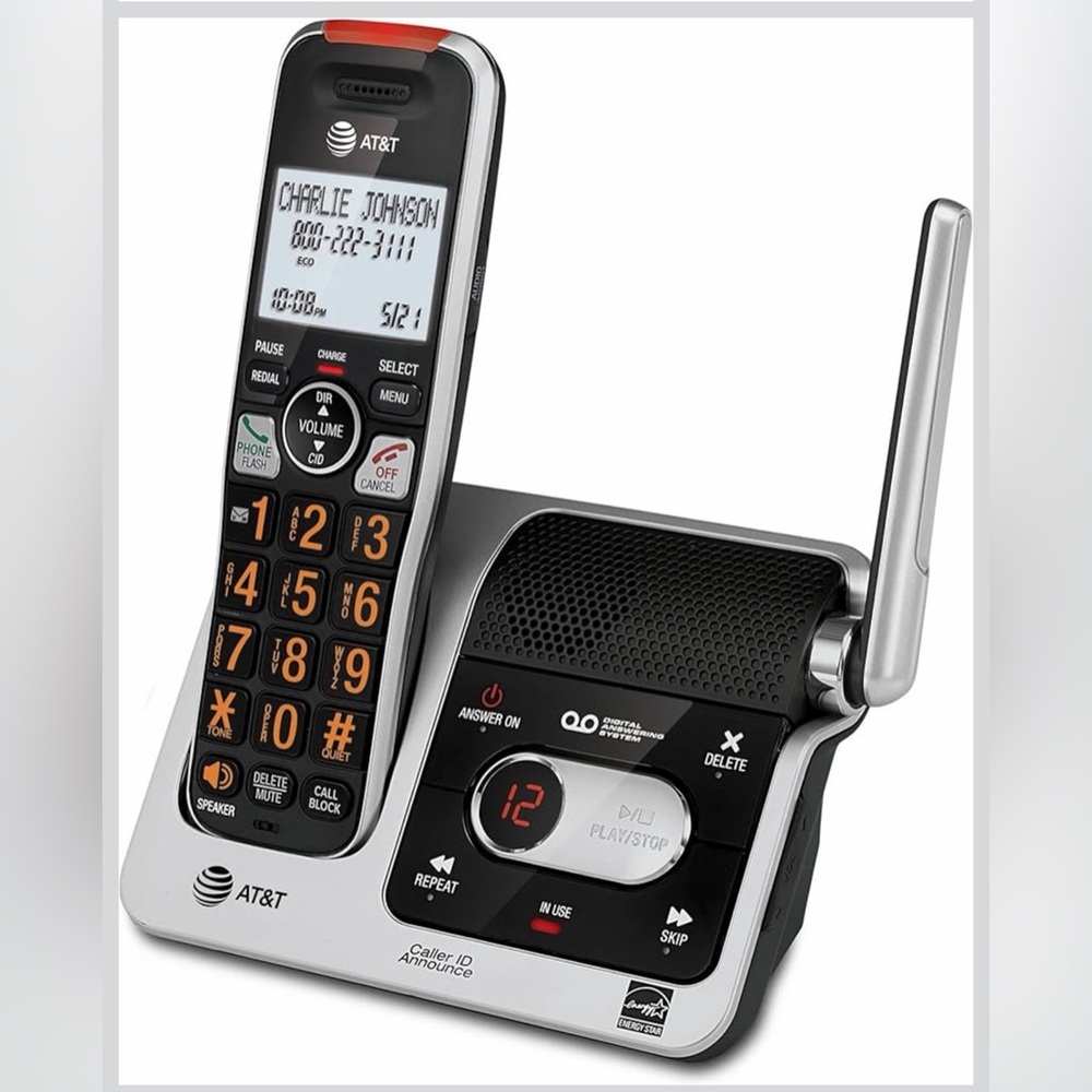 AT&T BL102 DECT 6.0 Cordless Phone w/ Answering Machine (NEW)